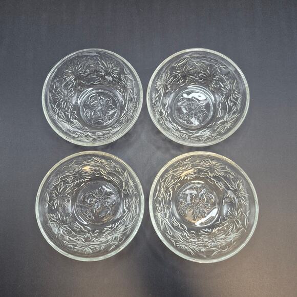 Princess House Fantasia 5-1/4 inch Coupe Soup Cereal Bowls Set of 4 - Picture 1 of 7